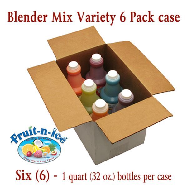 Fruit-N-Ice Blender Mix Variety 6 Pack Case