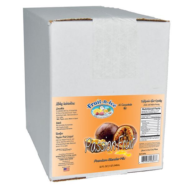 Fruit-N-Ice Blender Mix Passion Fruit 3:1 Case