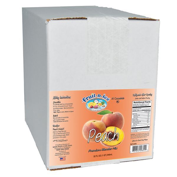 Fruit-N-Ice Blender Mix Peach 3:1 Case