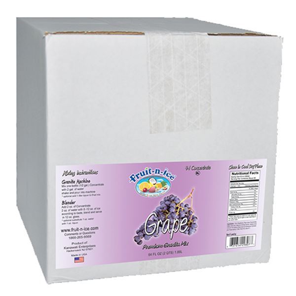 Fruit-N-Ice Granita Frozen Drink Mix Grape 4:1 Case