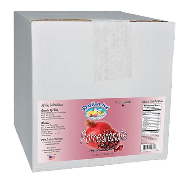 Fruit-N-Ice Granita Frozen Drink Mix Pomegranate 4:1 Case