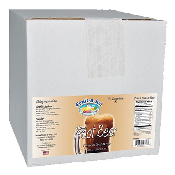 Fruit-N-Ice Granita Frozen Drink Mix Root Beer 4:1 Case