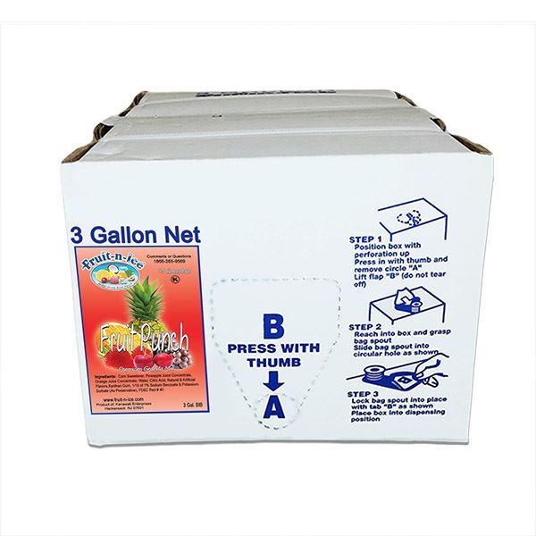 Fruit-N-Ice Granita Frozen Drink Mix Fruit Punch 4:1 Bag in a Box