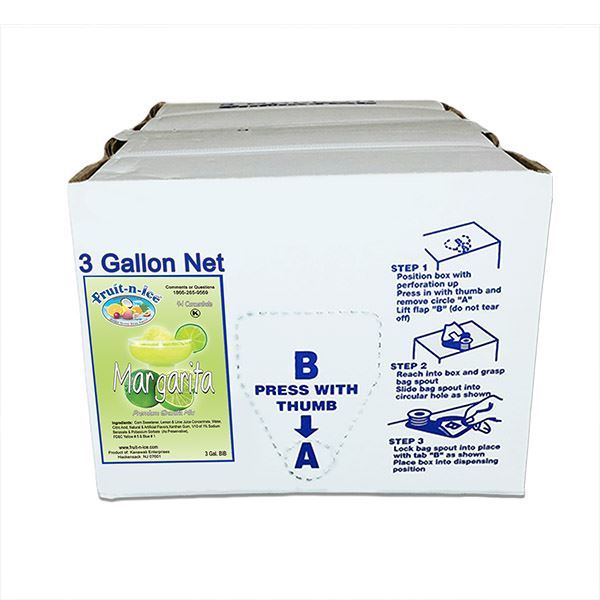 Fruit-N-Ice Granita Frozen Drink Mix Margarita 4:1 Bag in a Box