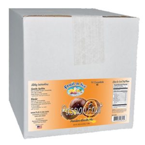 Fruit-N-Ice Granita Frozen Drink Mix Passion Fruit 4:1 Case