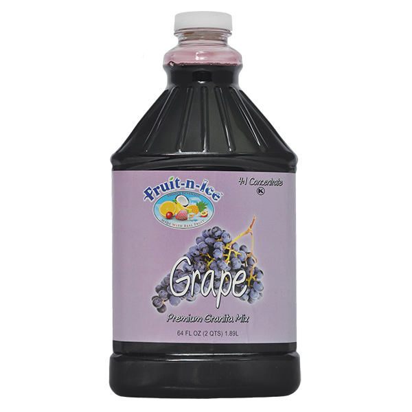 Fruit-N-Ice Granita Frozen Drink Mix Grape 4:1 Bottle