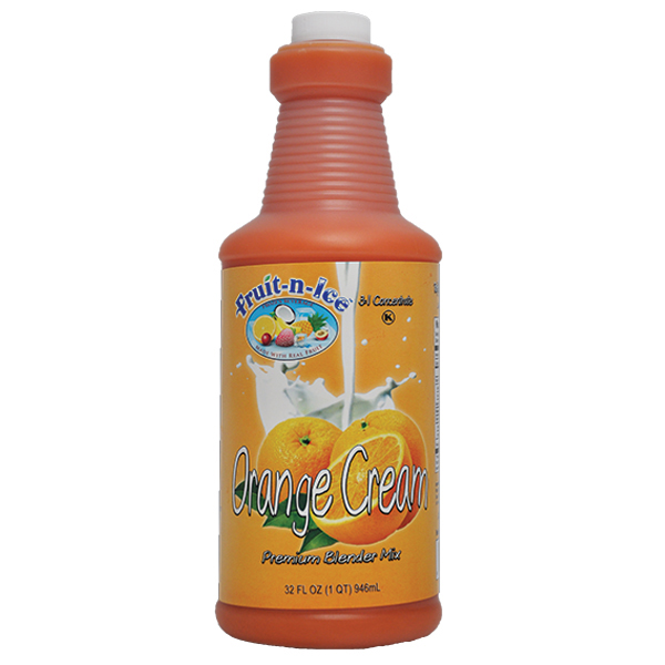 Fruit-N-Ice Blender Mix Orange Cream 3:1 Bottle