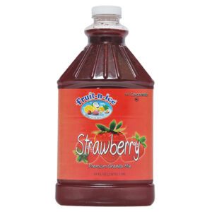 Fruit-N-Ice Granita Frozen Drink Mix Strawberry 4:1 Bottle