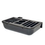 Elmeco #77 Kit Black Drip Tray+ Black Plastic Drip Tray Cover FC-BB