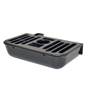 Elmeco #77 Kit Black Drip Tray+ Black Plastic Drip Tray Cover FC-BB