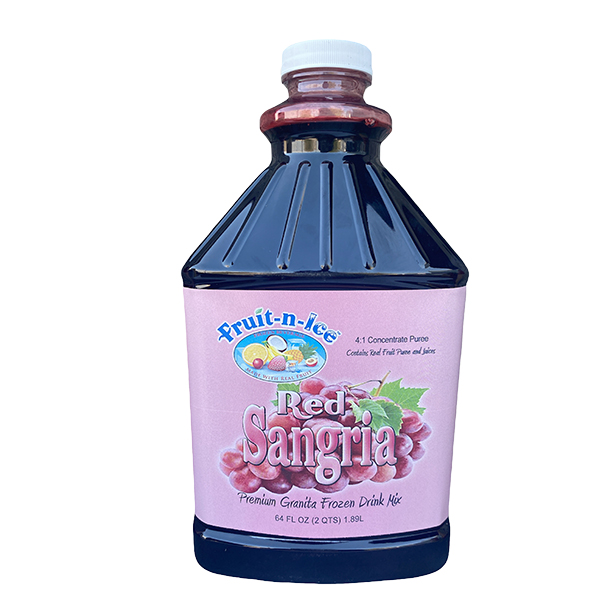 Fruit-N-Ice Granita Frozen Drink Mix Red Sangria 4:1 Case - Image 2