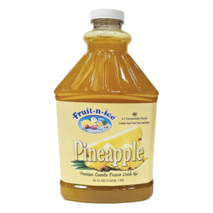 Fruit-N-Ice Granita Frozen Drink Mix Pineapple 4:1 Bottle